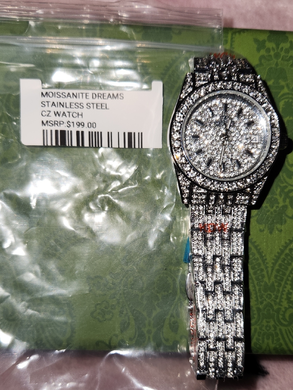 Women's Stainless Steel CZ Watch - Silver